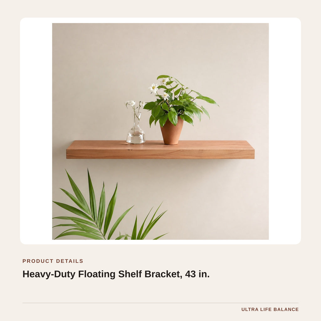 Heavy-Duty Floating Shelf Bracket, 43 in. product detail