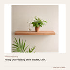 Heavy-Duty Floating Shelf Bracket, 43 in. product detail
