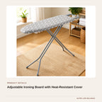 Adjustable Ironing Board with Heat-Resistant Cover product detail