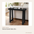 Narrow Console Table, 36 in. product detail