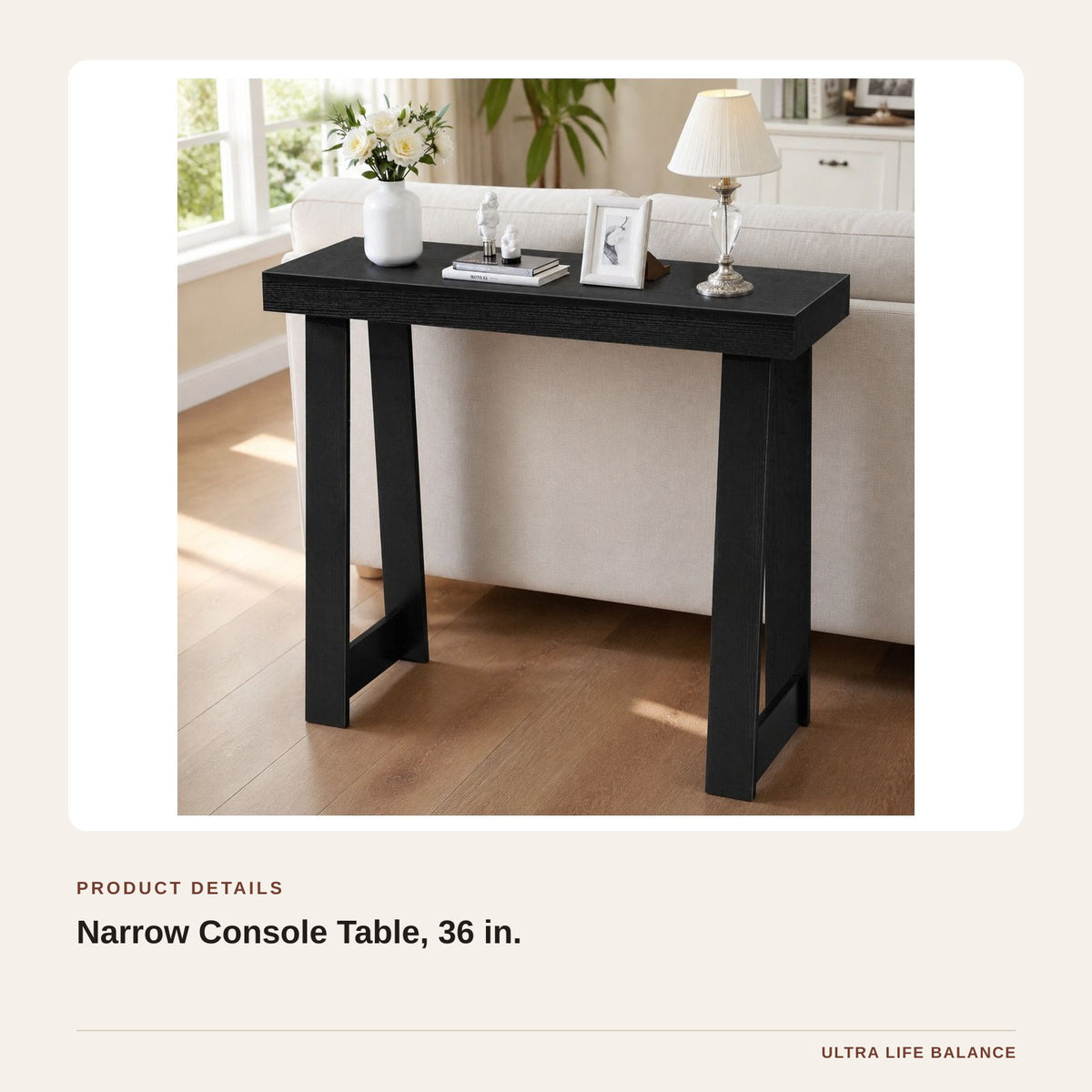 Narrow Console Table, 36 in. product detail