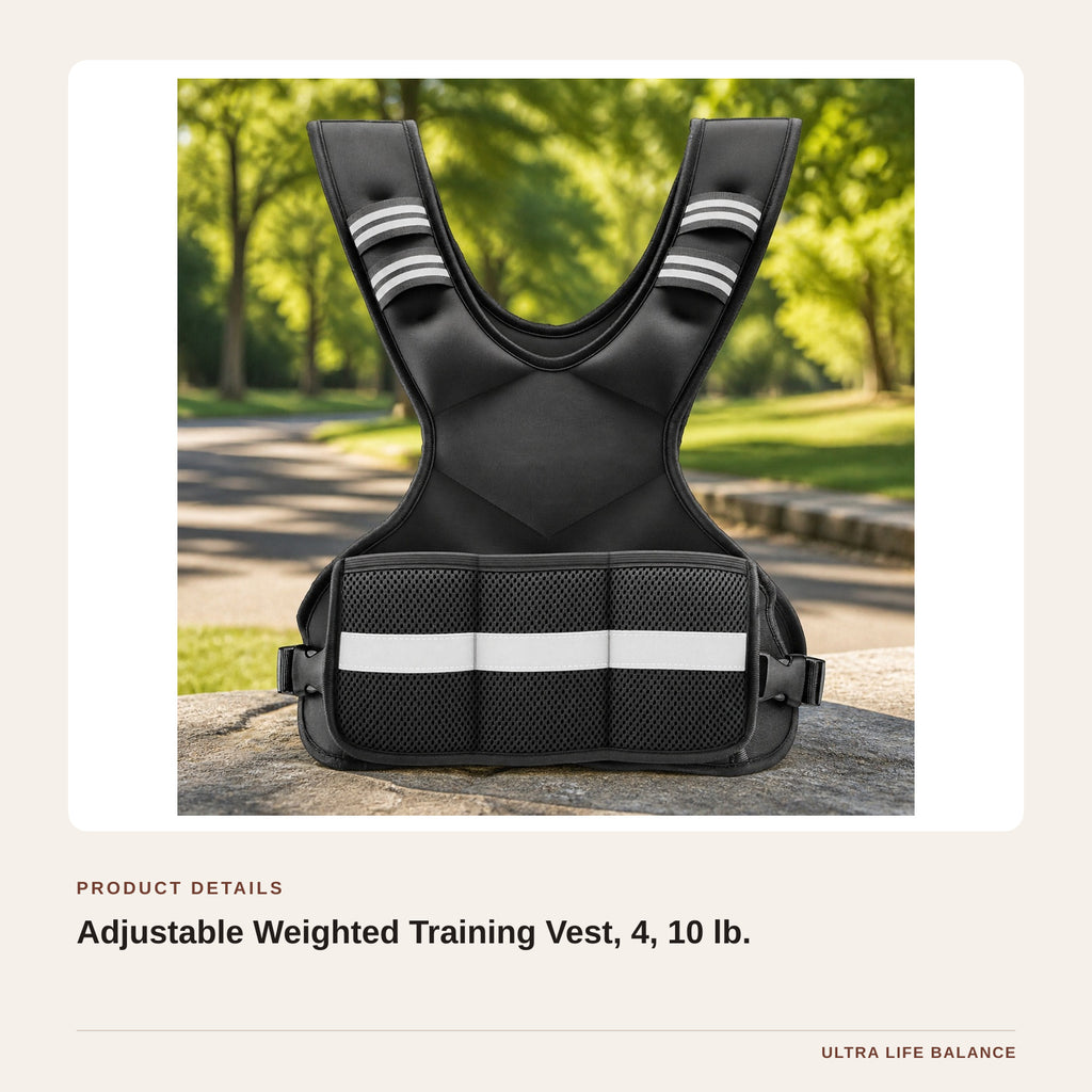 Adjustable Weighted Training Vest, 4, 10 lb. product detail
