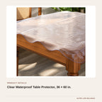 Clear Waterproof Table Protector, 36 × 60 in. product detail