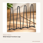 Metal Hairpin Furniture Legs product detail