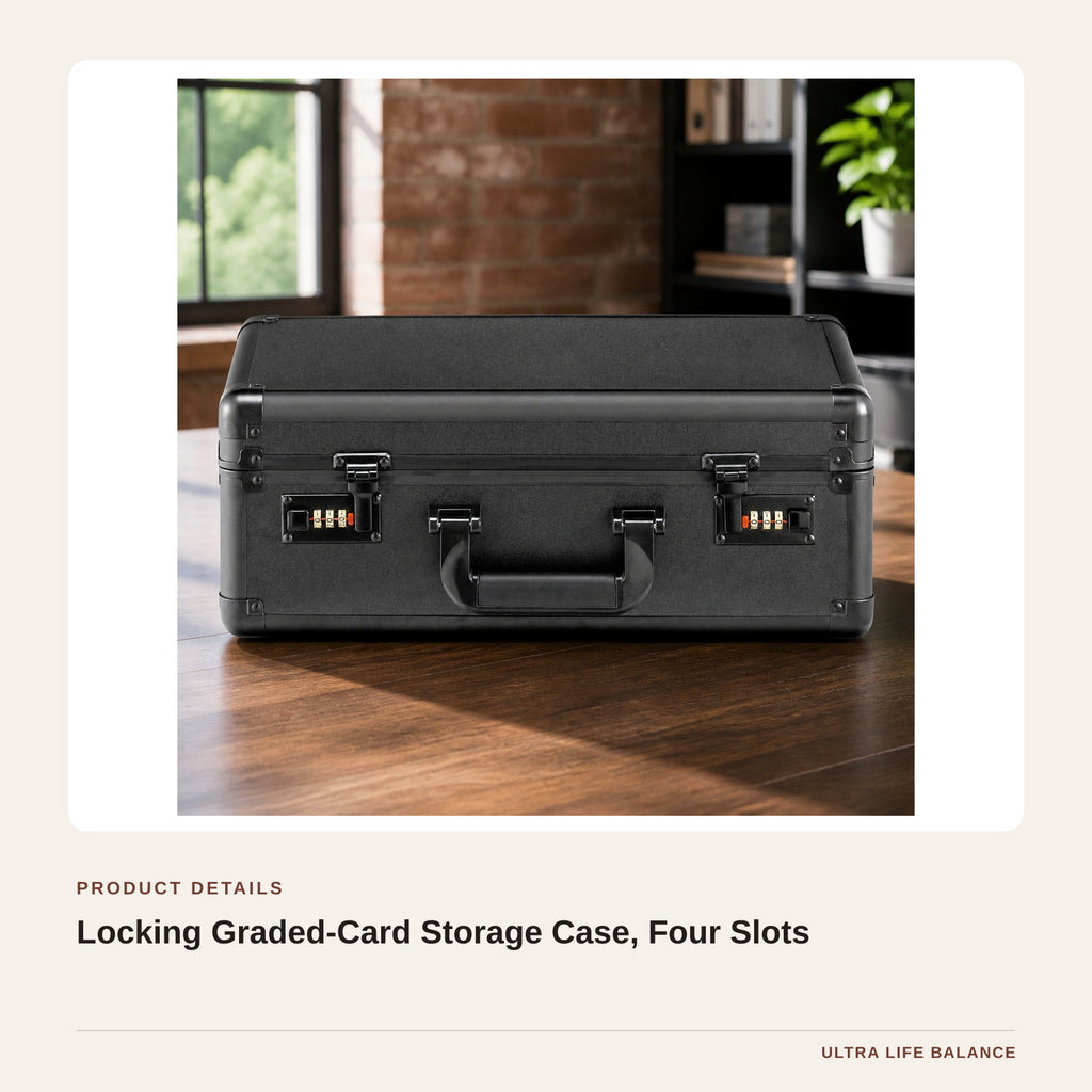 Locking Graded-Card Storage Case, Four Slots product detail