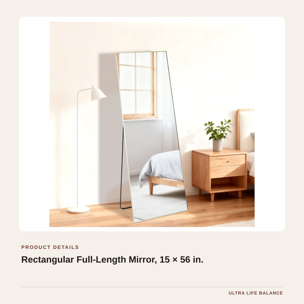 Rectangular Full-Length Mirror, 15 × 56 in. product detail