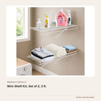 Wire Shelf Kit, Set of 2, 3 ft. product detail
