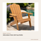 Adirondack Chair with Cup Holder product detail