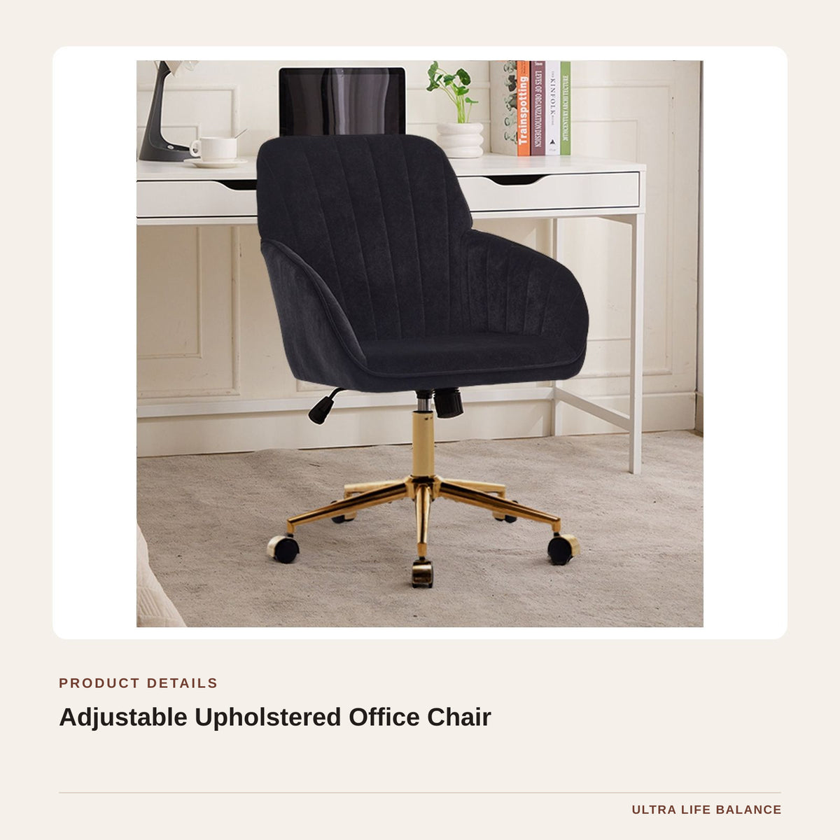 Adjustable Upholstered Office Chair product detail