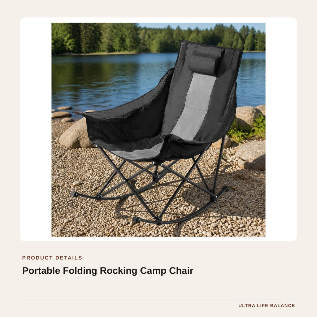 Portable Folding Rocking Camp Chair product detail