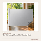 One-Way Privacy Window Film, Black and Silver product detail