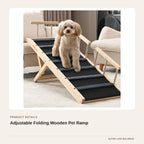 Adjustable Folding Wooden Pet Ramp product detail
