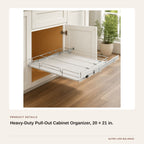 Heavy-Duty Pull-Out Cabinet Organizer, 20 × 21 in. product detail