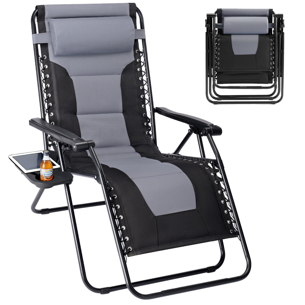 Sleeve-encased Zero-gravity Chair, Heavy-duty Outdoor Recliner, Foldable Anti-gravity Outdoor Leisure Chair — product image 1
