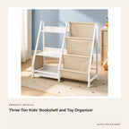 Three-Tier Kids’ Bookshelf and Toy Organizer product detail