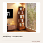 360° Rotating Corner Bookshelf product detail