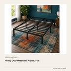 Heavy-Duty Metal Bed Frame, Full product detail