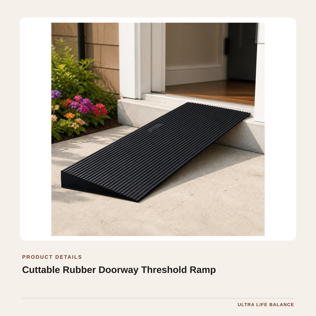Cuttable Rubber Doorway Threshold Ramp product detail