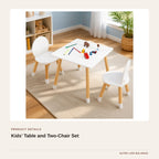 Kids’ Table and Two-Chair Set product detail
