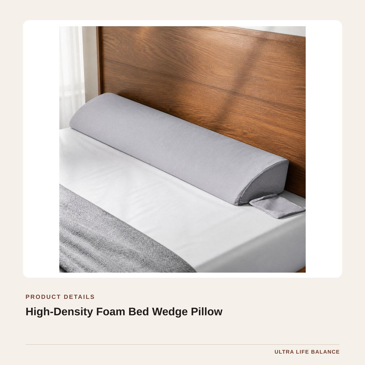 High-Density Foam Bed Wedge Pillow product detail