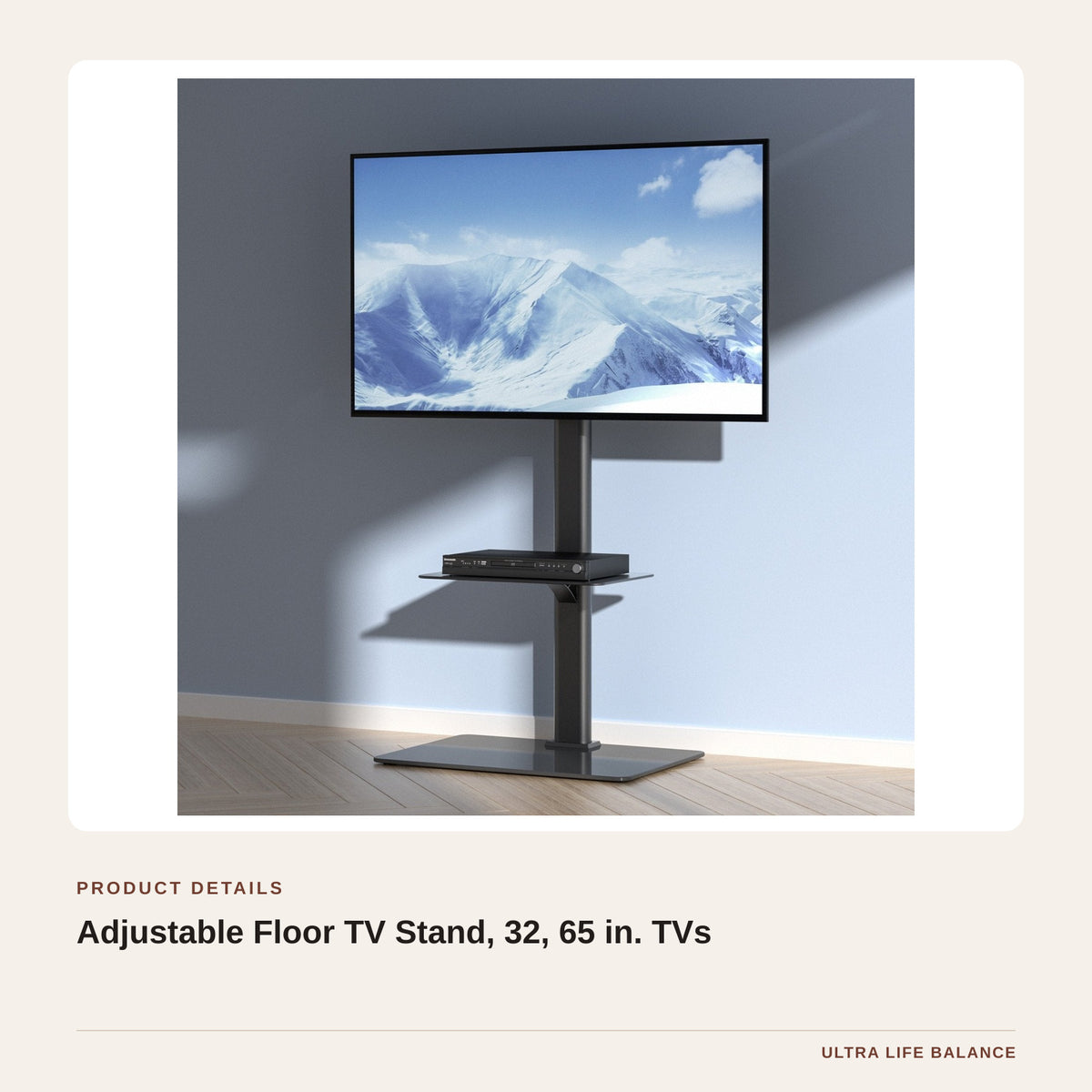 Adjustable Floor TV Stand, 32, 65 in. TVs product detail