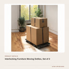 Interlocking Furniture Moving Dollies, Set of 2 product detail