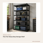 Five-Tier Heavy-Duty Storage Shelf product detail