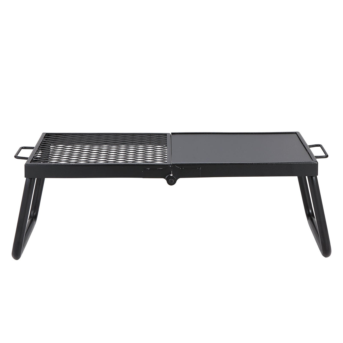 VEVOR Folding Campfire Grill, Heavy Duty Steel Mesh Grate, 22.4 Portable Camping Grates Over Fire Pit, Camp Fire Cooking Equipment With Legs Carrying Bag, Grilling Rack For Outdoor Open Flame Cooking — product image 3