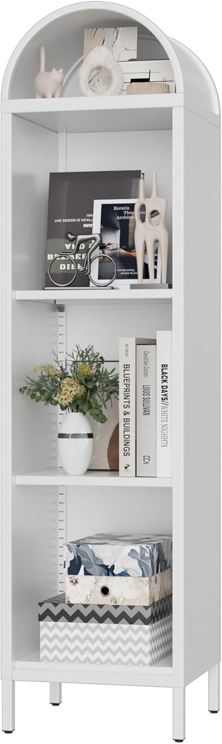 Arch Display Bookcase with 2 Adjustable Shelves — product image 1