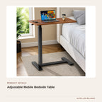 Adjustable Mobile Bedside Table product detail