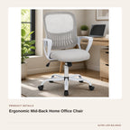 Ergonomic Mid-Back Home Office Chair product detail