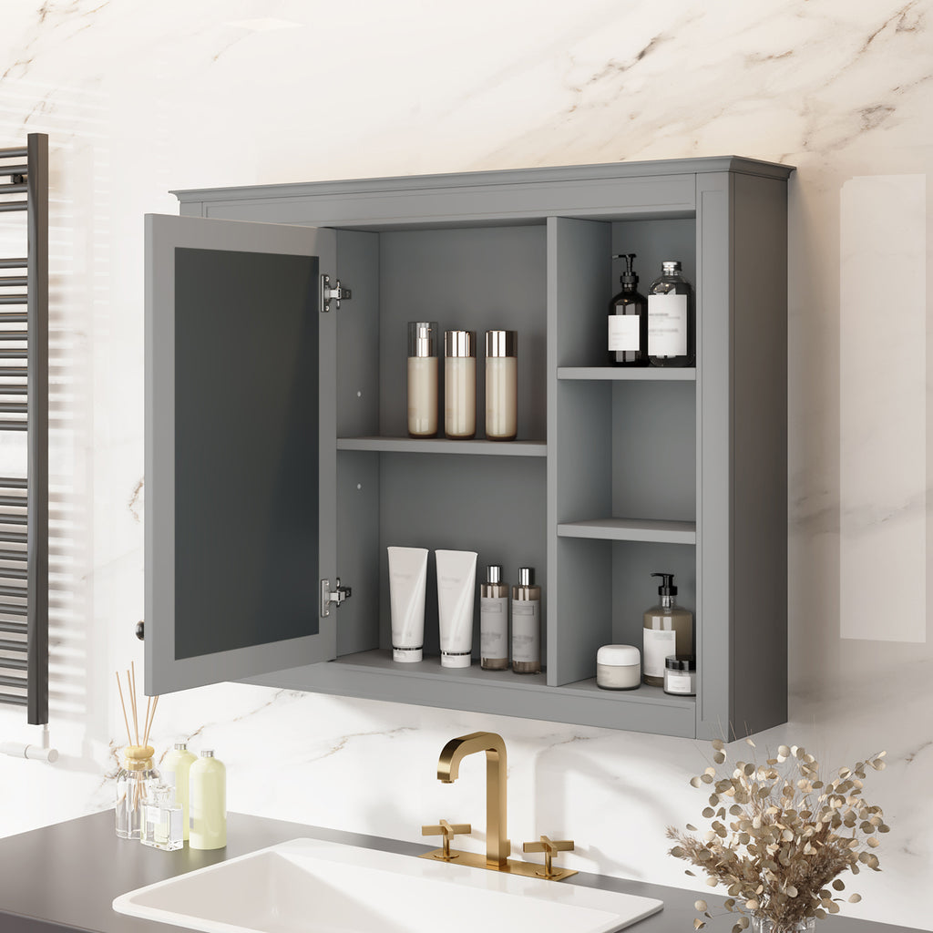35 X 27.5 Medicine Cabinet — Wall Mounted Bathroom Storage Cabinet — product image 3