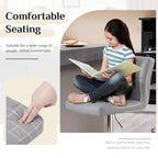 Bar Stools Set Of 2, Counter Height Barstools,Square Seat Cushion Barstool With Back, Height Adjustable PU Leather Swivel Barstool — product image 2
