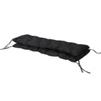59" x 38" Tufted Bench Cushion for Outdoor Furniture, 3-Seater Replacement for Swing Chair, Patio Sofa/Couch, Black — product image 3