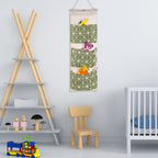 1pc Wall Mounted Storage Bag Door Closet Hanging Storage Bag Organizer Waterproof 3 Pockets — product image 3
