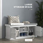 Shoe Storage Bench with Cushioned Seat — product image 3