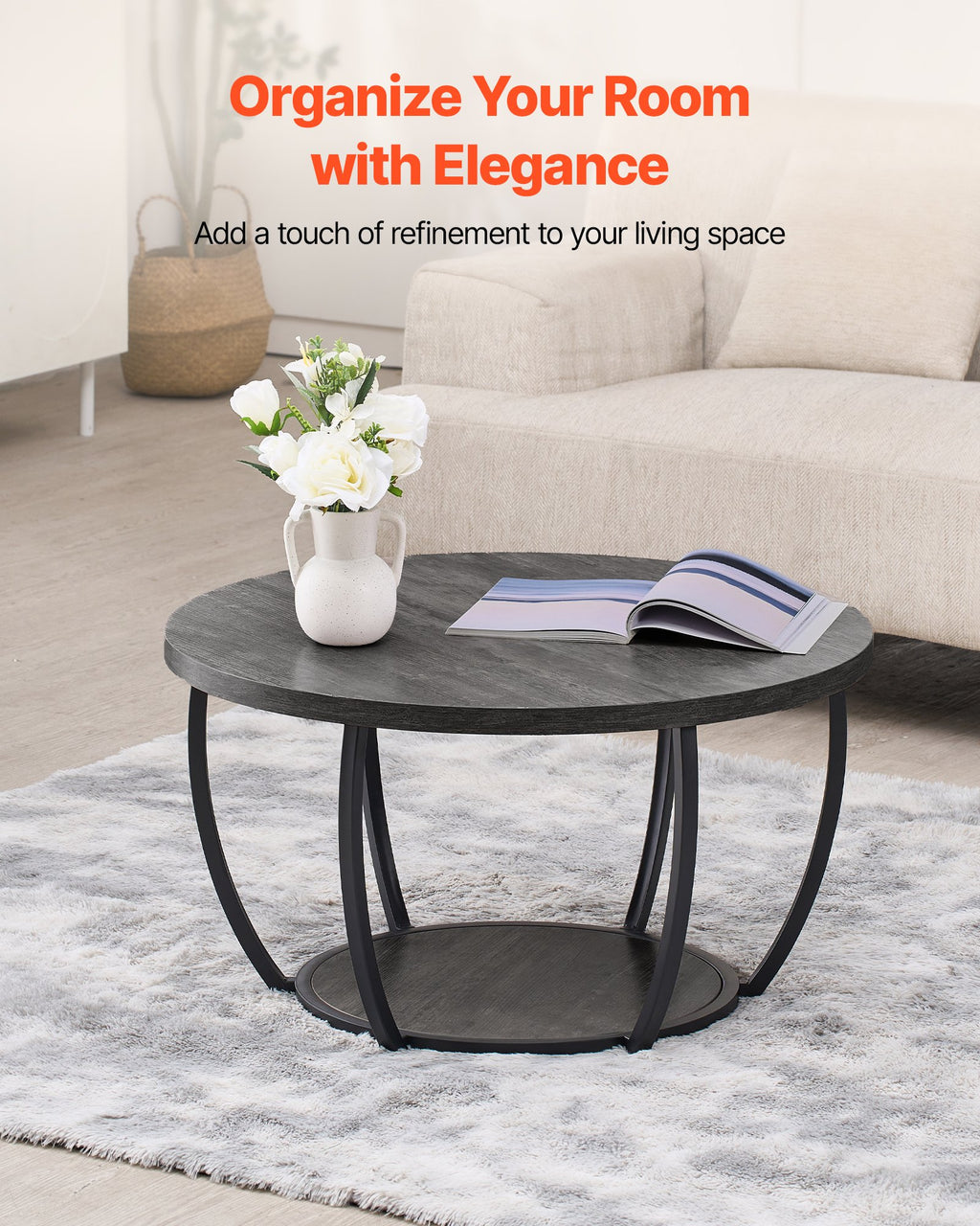 Coffee Table — Modern Round Coffee Table — product image 3