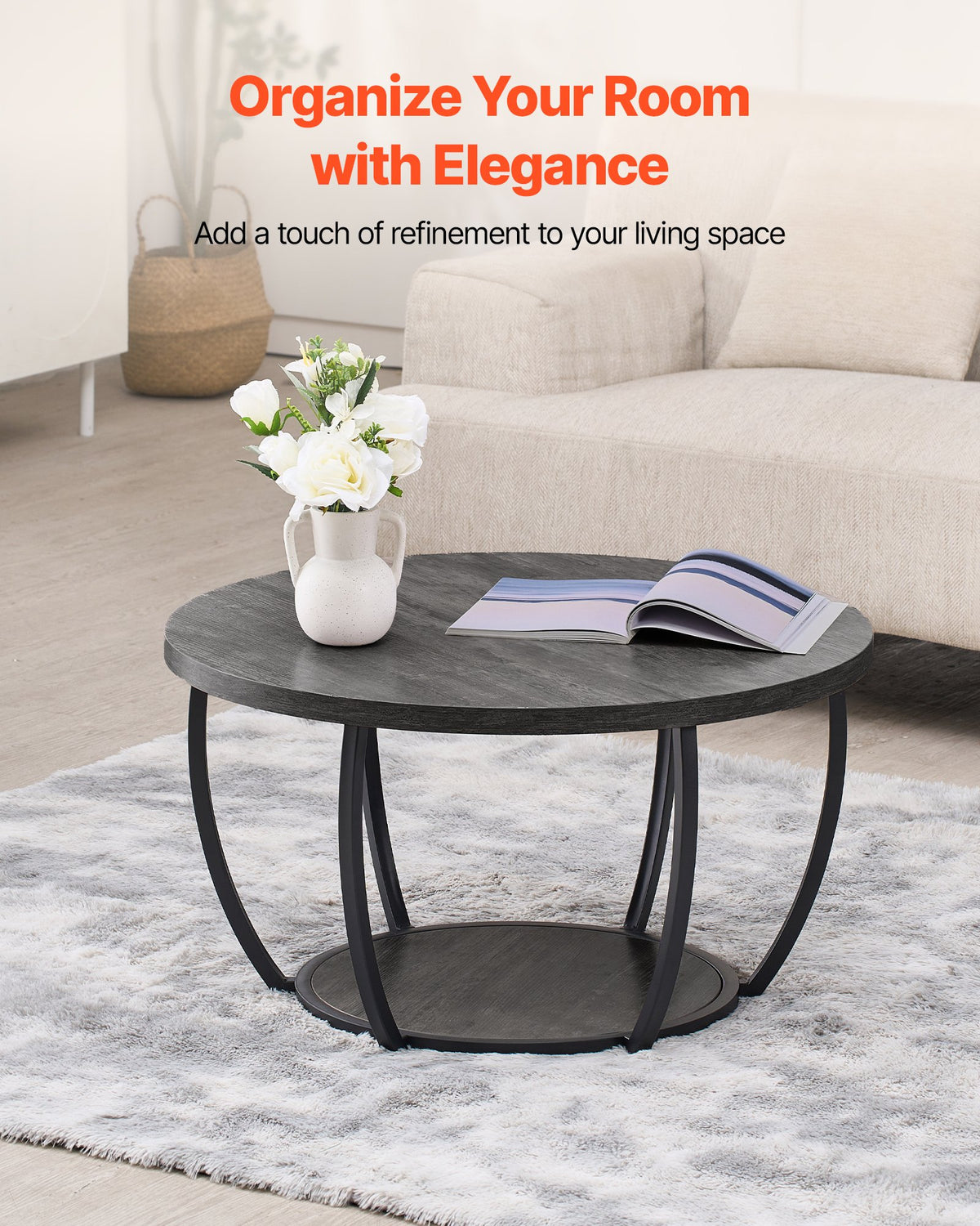 Coffee Table — Modern Round Coffee Table — product image 3