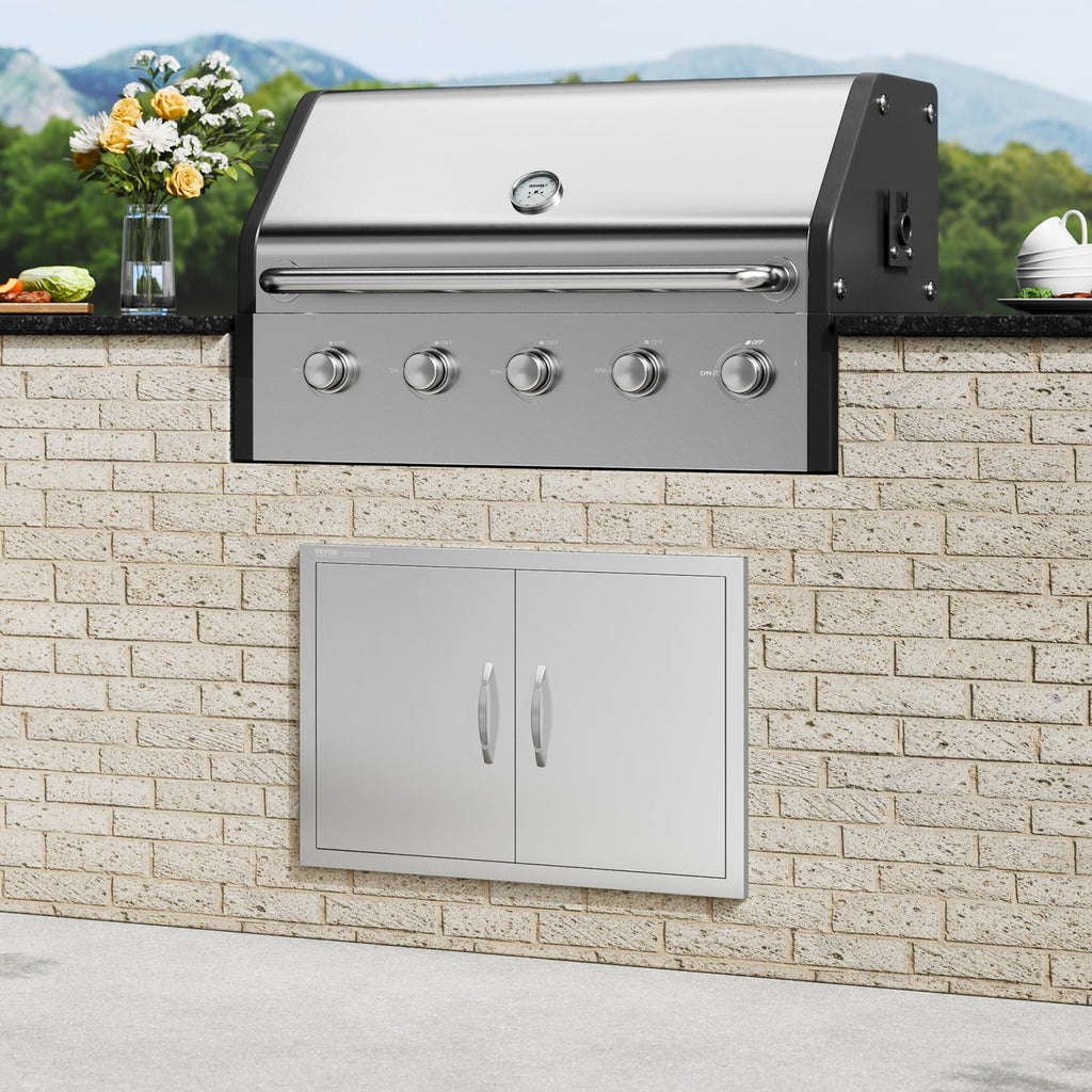 Bbq Access Door — 30w X 21h Inch Double Outdoor Kitchen Door — product image 1