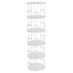 Rotating Bookshelf Tower 5 Tier Spinning Bookcase Revolving 360 Book Shelf Narrow — product image 2