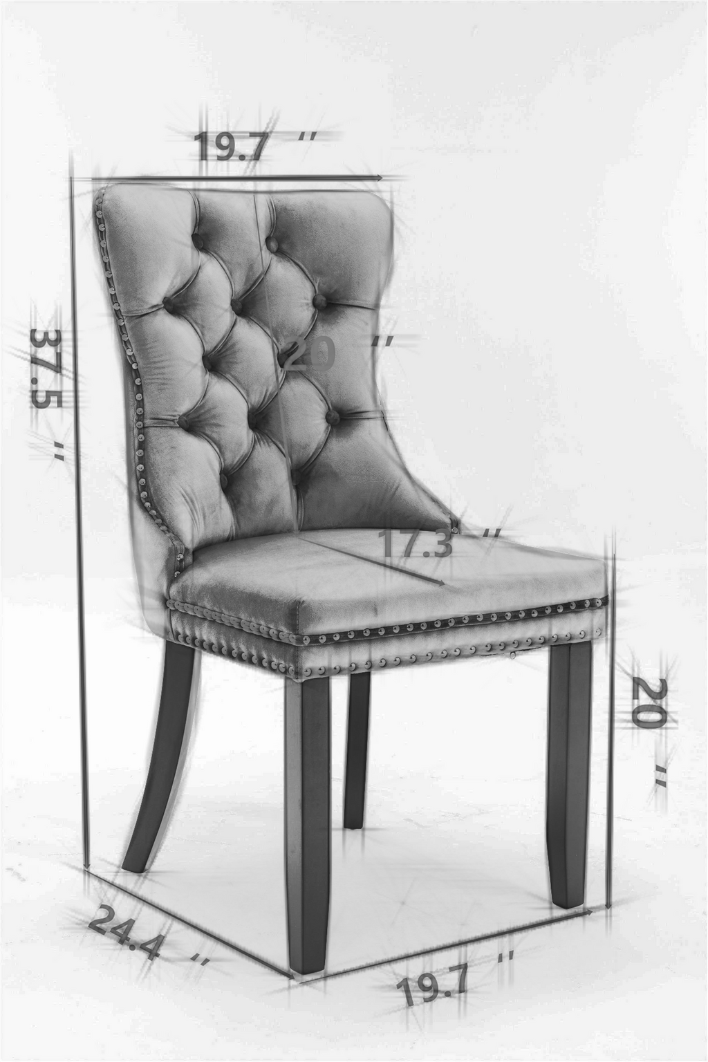 Nikki Collection Modern — Nailhead Trim — product image 2