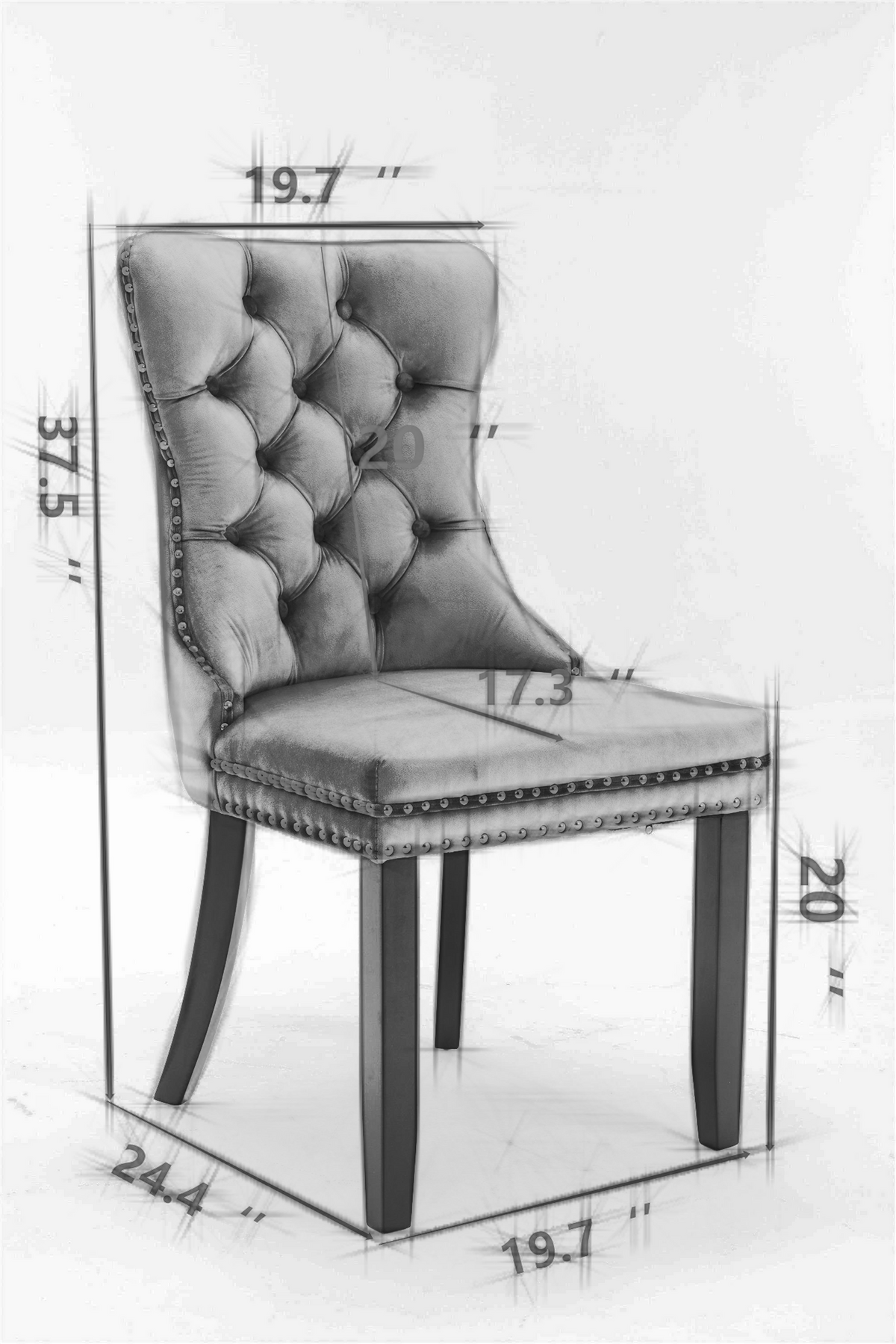 Nikki Collection Modern — Nailhead Trim — product image 2