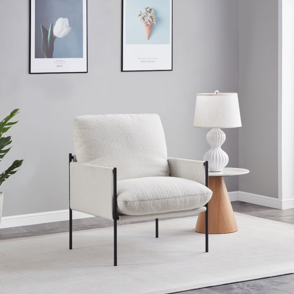 Modern Accent Chair — Comfy Chair with Removable Cushion — product image 1