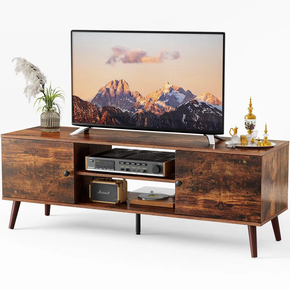 Panel TV Cabinet Can Store Black Cabinets, Suitable For Home Living Room Office TV Cabinet — product image 1