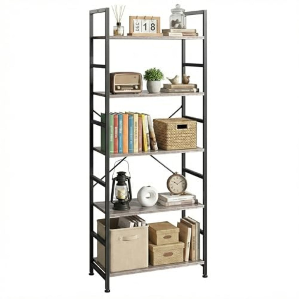 5 Tiers Bookshelf, Classically Modern Book Shelf, Book Rack, Storage Rack Shelves In Living Room-Home-Office — product image 2