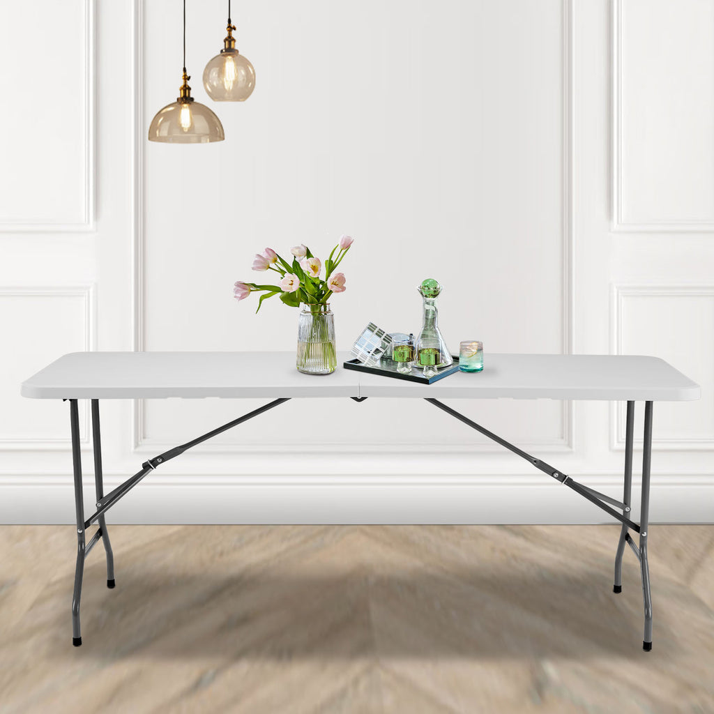 Folding Table Outdoor Indoor Heavy Duty Portable Table With Carrying Handle For Camping Picnic Party — product image 3