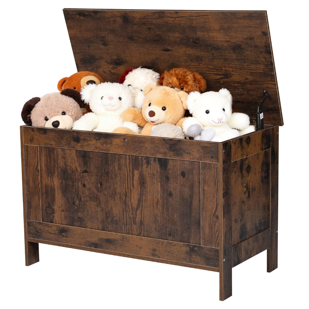 Kids Storage Bench — Wooden Toy Box Chest — product image 1