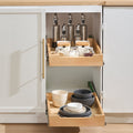 Pull Out Cabinet Organizer Soft Close Slide Out Shelf Wood Drawer 14'W X 21'D — product image 1