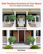Artificial Ferns — 48 Inch Fake Boston Fern Bush Plant with 67 Fronds — product image 3