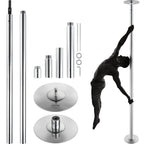 Professional Dancing Pole, Spinning Static Dancing Pole Kit, Portable Removable Pole, 45mm Heavy-Duty Stainless Steel Pole, Height Adjustable Fitness Pole, For Exercise Home Club Gym, Silver — product image 1